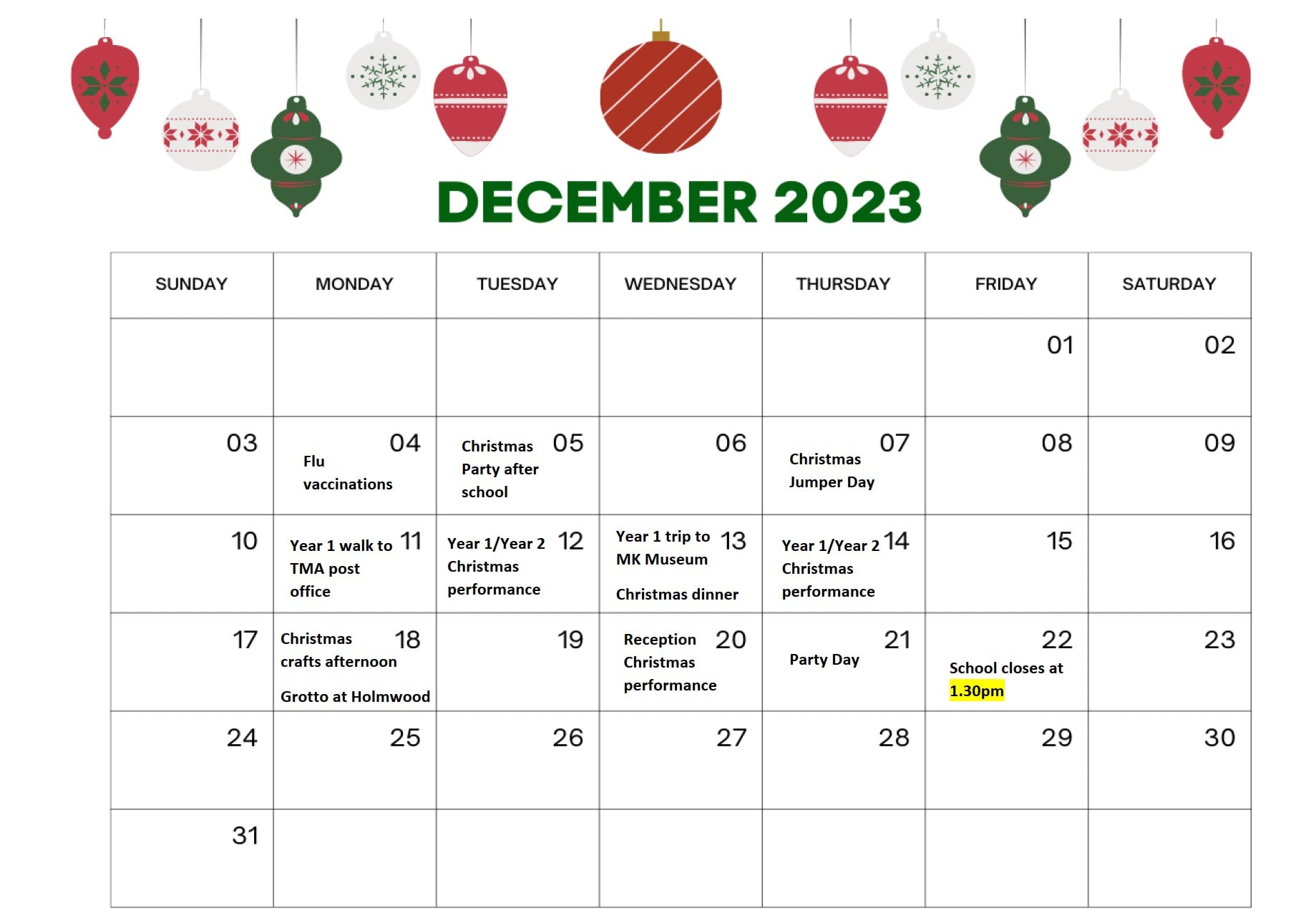December
